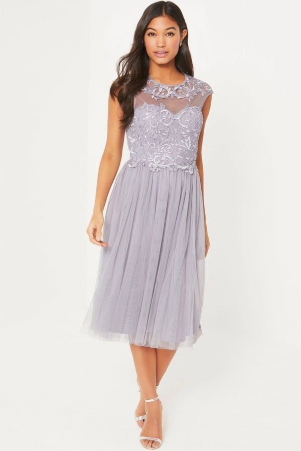 Purple Prom Dress size: 10 UK, colour: Lilac