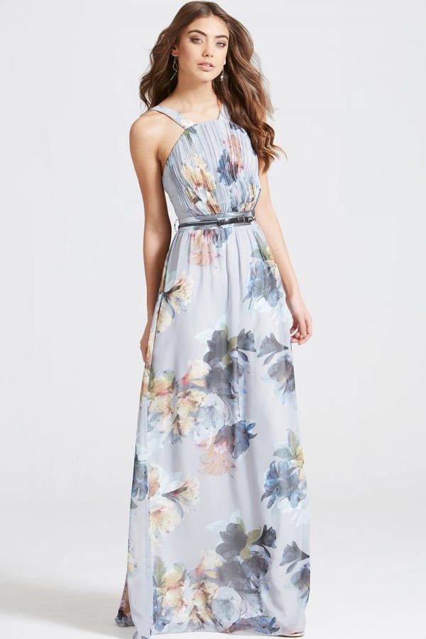 Floral Print Occasion Maxi Dress size: 10 UK, colour: