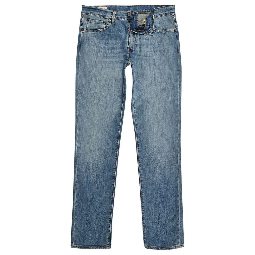 Mens River Island Levi's Blue 511 slim fit fade jeans