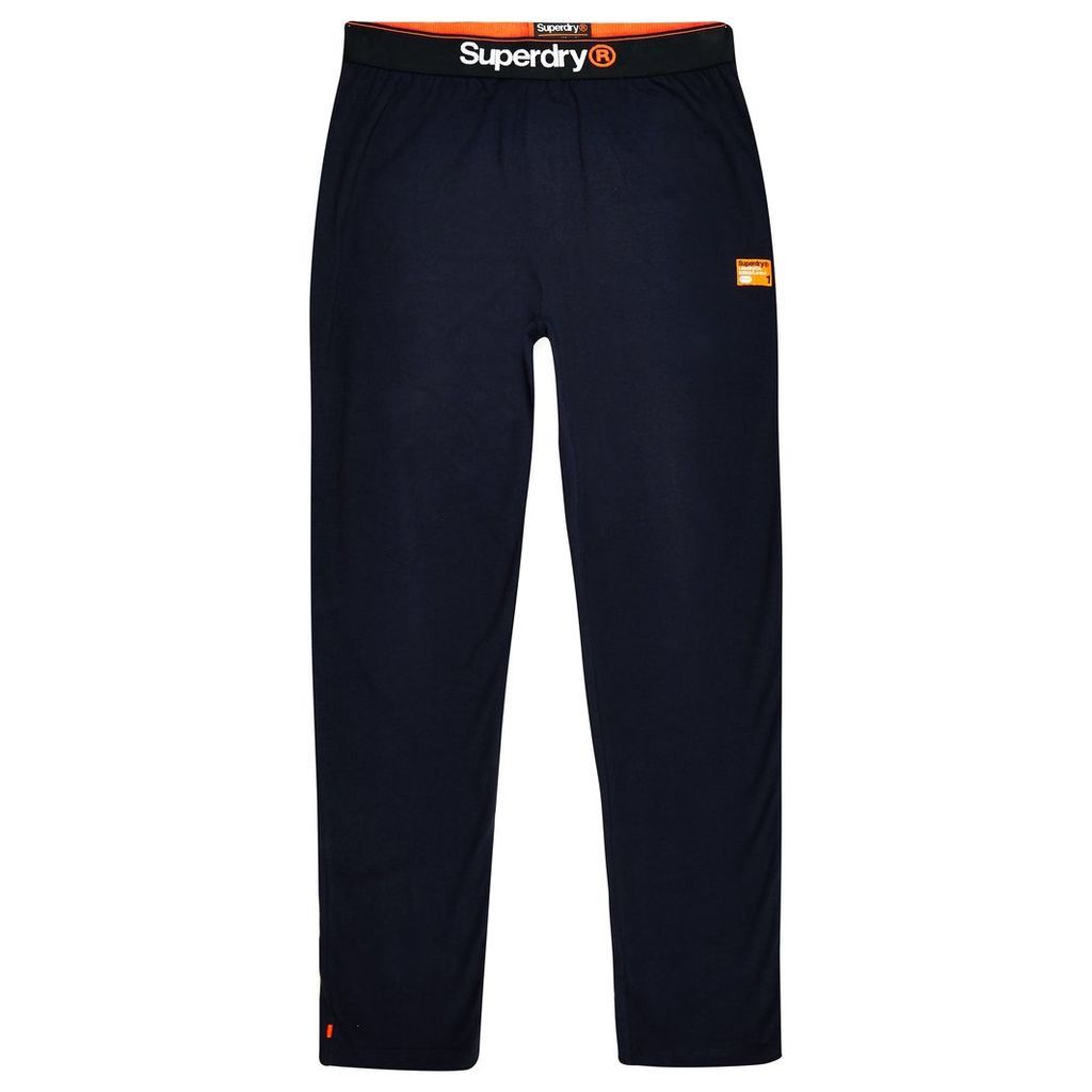 Mens River Island Superdry Navy loungewear trousers