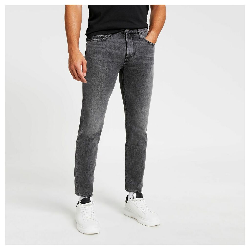 Mens River Island Levi's Grey 512 slim tapered denim jeans
