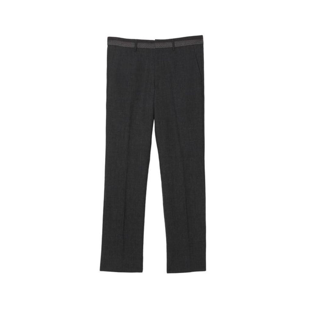 Burberry Classic Fit Wool Tailored Trousers