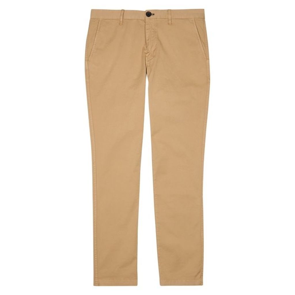 PS By Paul Smith Beige Slim-leg Stretch-cotton Chinos