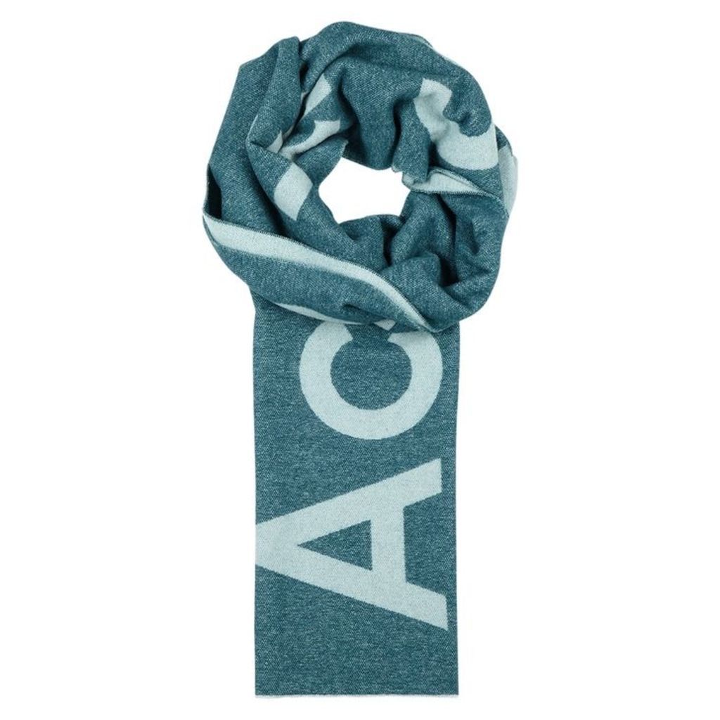 Acne Studios Toronto Logo-intarsia Wool-blend Scarf