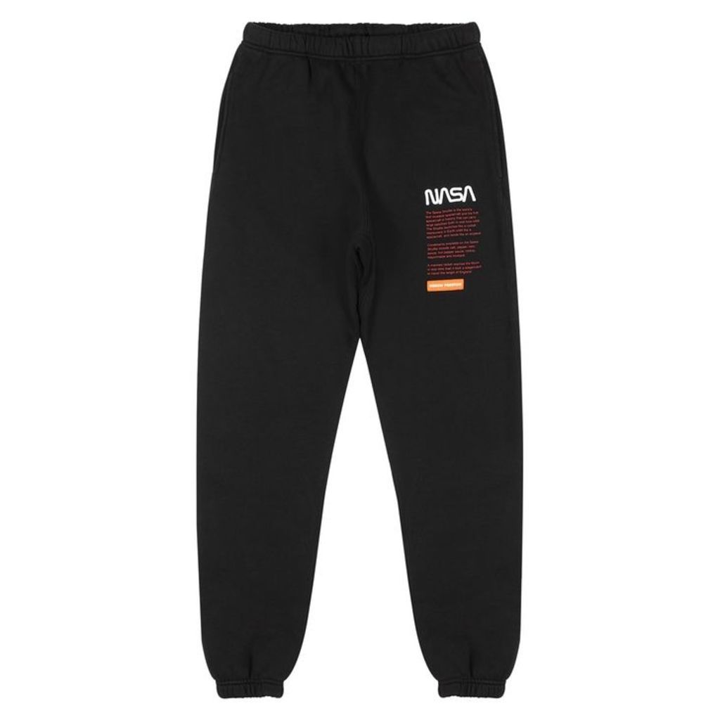 Heron Preston X NASA Black Cotton Sweatpants