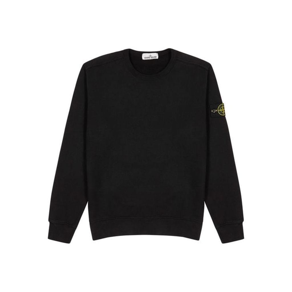Stone Island Black Cotton Sweatshirt