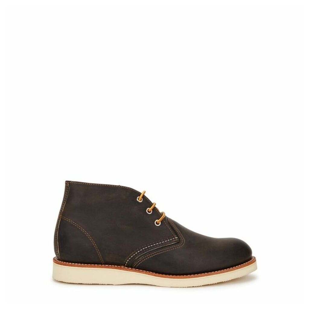 Red Wing Shoes Anthracite Leather Chukka Boots