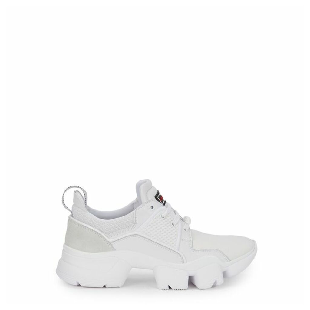 Givenchy Jaw White Neoprene Sneakers