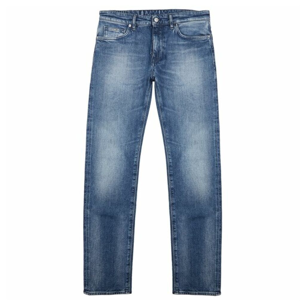 BOSS Maine Blue Straight-leg Jeans