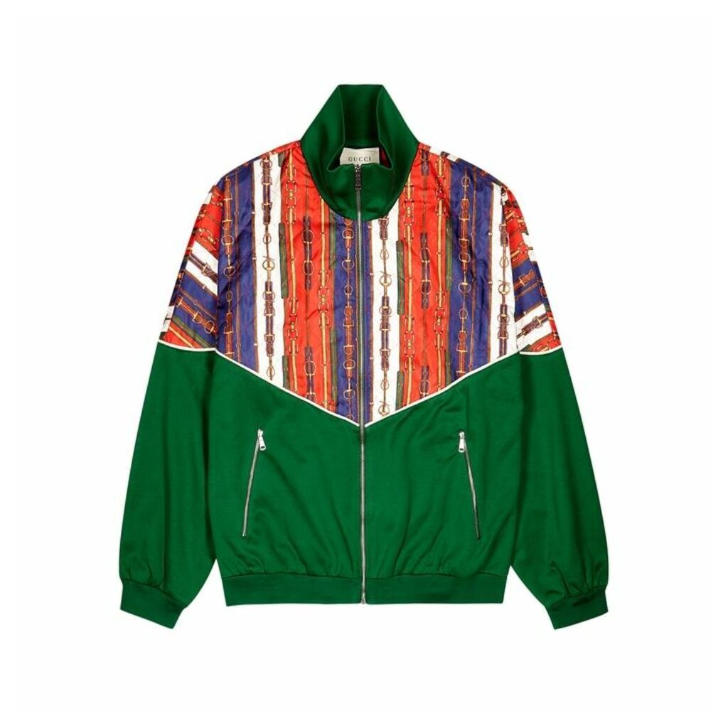 Gucci Printed Quilted Jersey Jacket