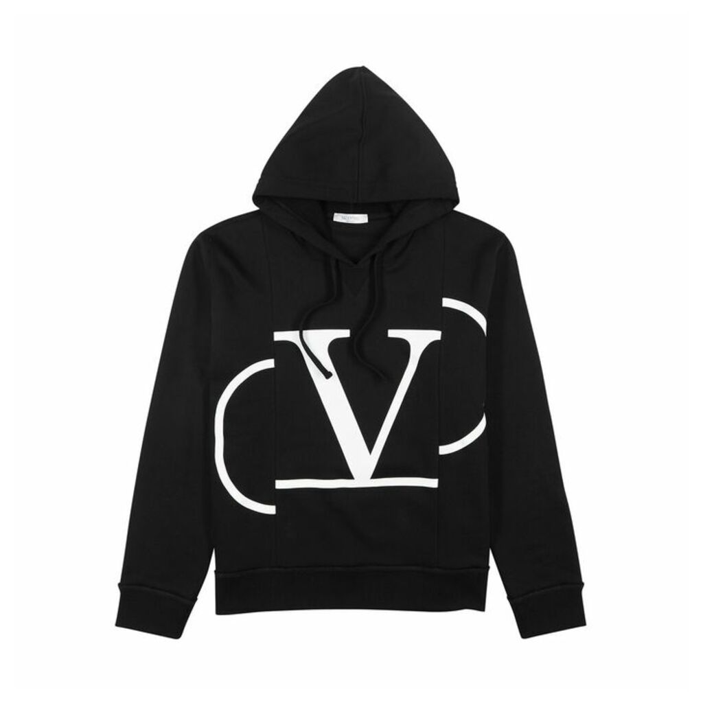 Valentino Logo-print Hooded Cotton Sweatshirt