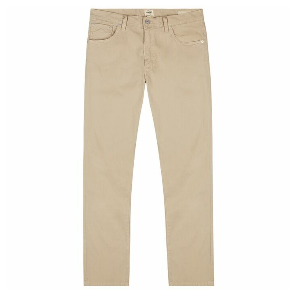 Citizens Of Humanity Bowery Sand Stretch-cotton Trousers