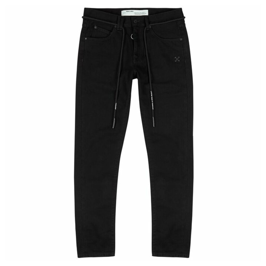 Off-White Black Slim-leg Jeans