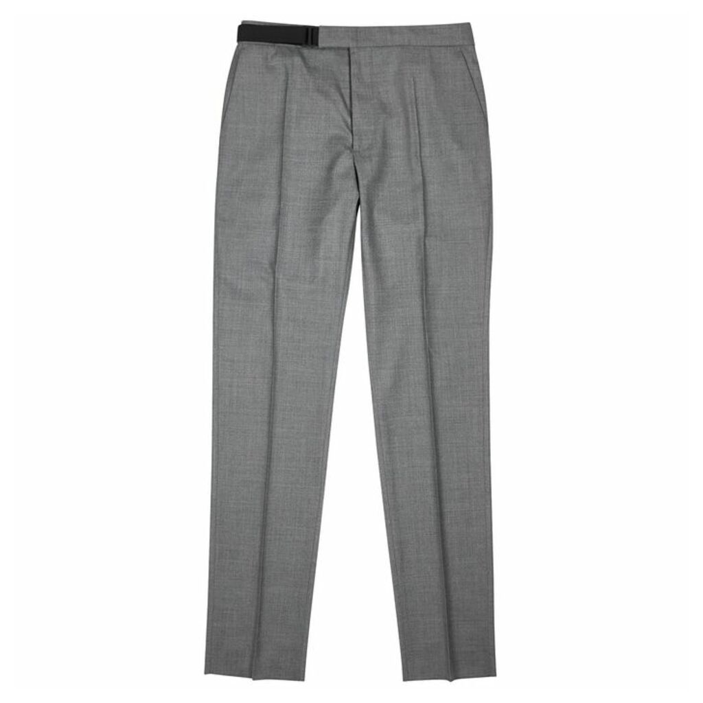 Maison Margiela Grey Wool-blend Trousers