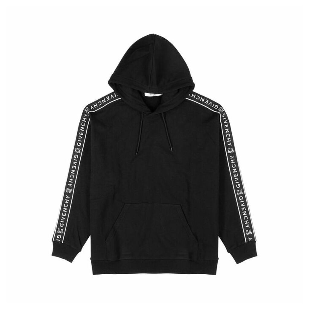 Givenchy Black Logo-jacquard Cotton Sweatshirt