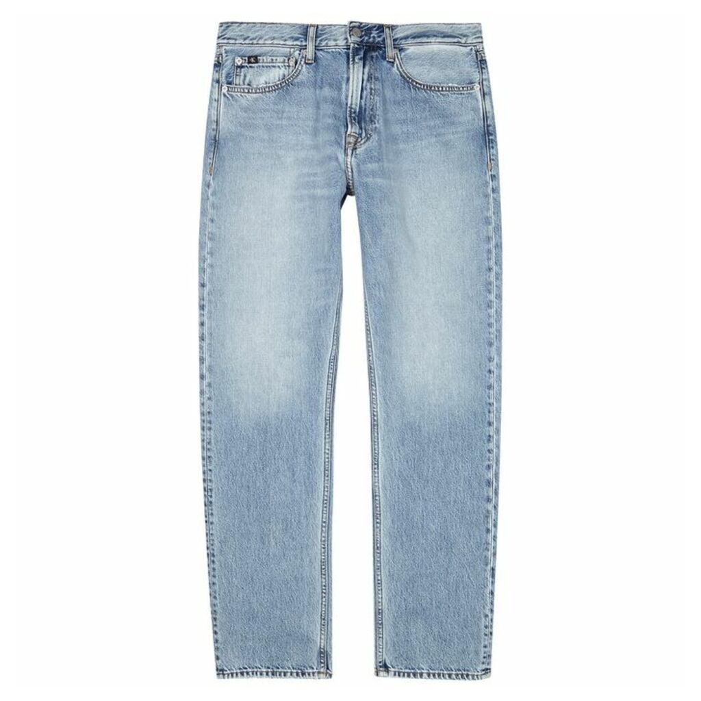 Calvin Klein Jeans Light Blue Straight-leg Jeans