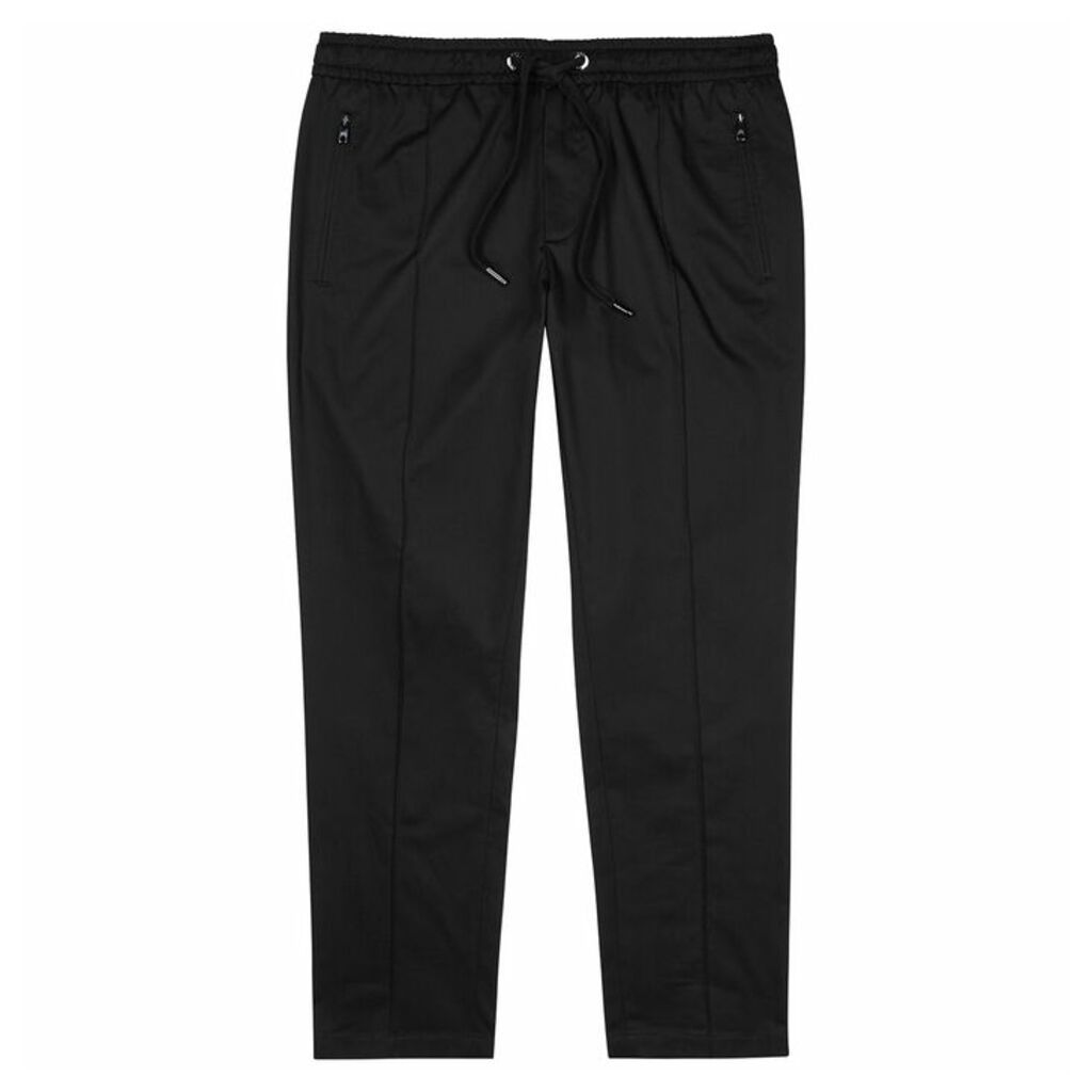 Dolce & Gabbana Black Stretch-cotton Trousers