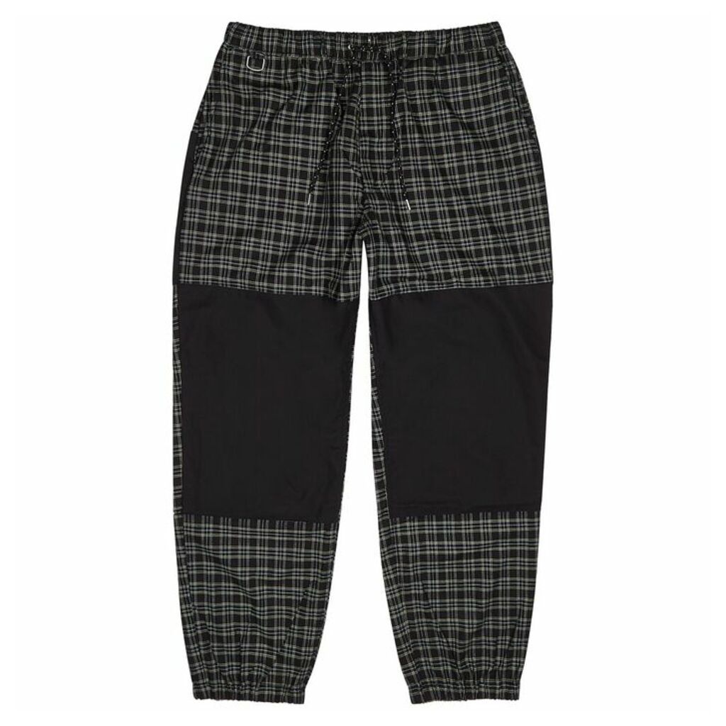 Flagstuff Checked Panelled Cotton Trousers