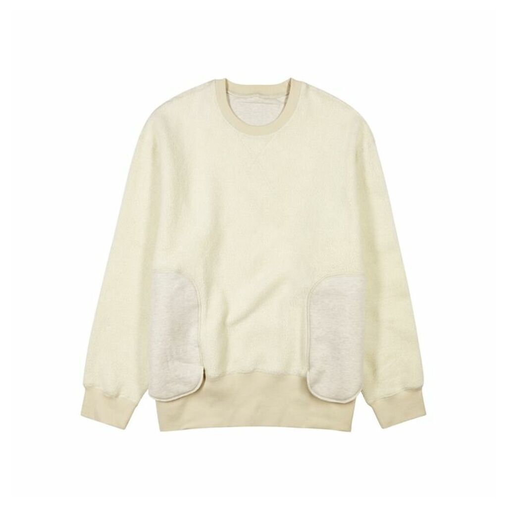 Wooyoungmi Cream Wool-blend Terry Sweatshirt