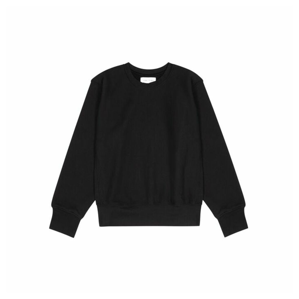 Les Tien Black Cotton-jersey Sweatshirt