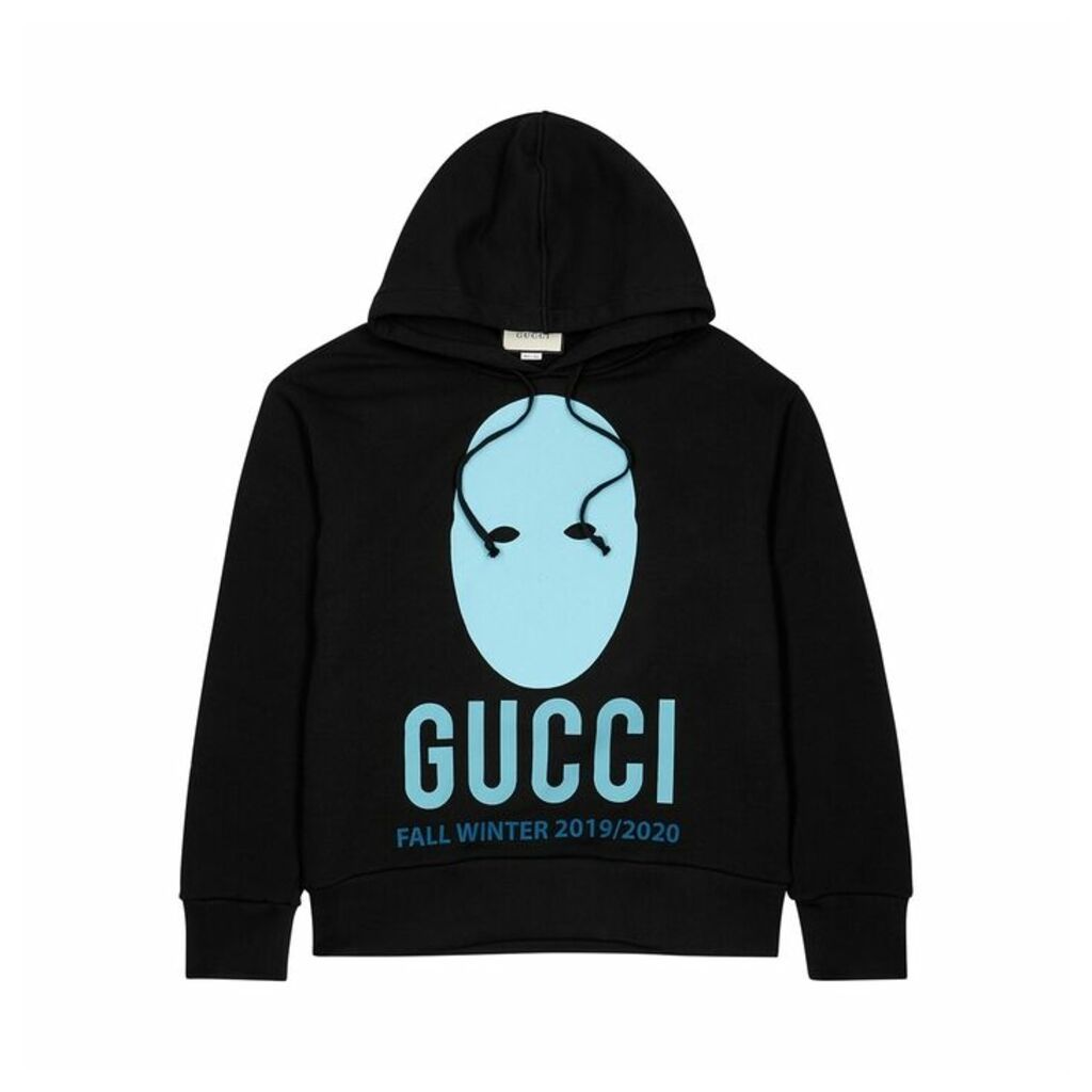 Gucci Black Printed Cotton Sweatshirt