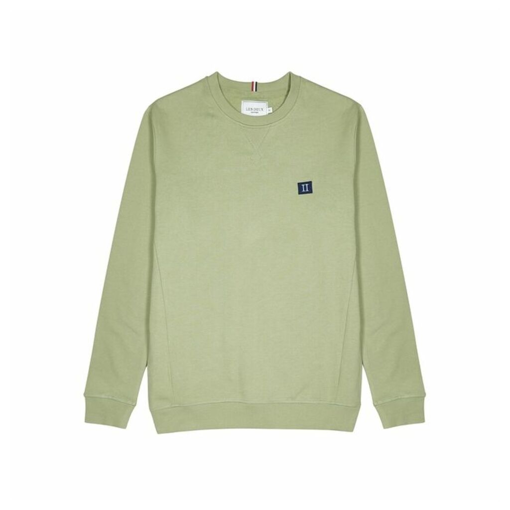 Les Deux Green Cotton Sweatshirt