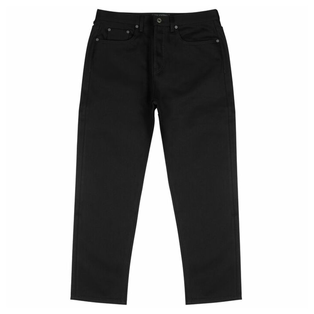 Valentino 2099 VLTN Black Slim-leg Jeans