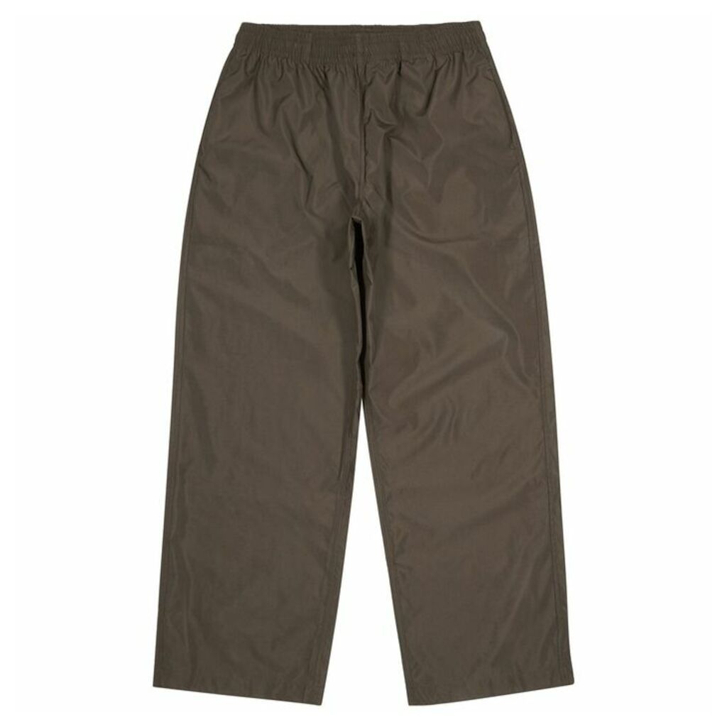 Our Legacy Reduced Brown Wide-leg Shell Trousers