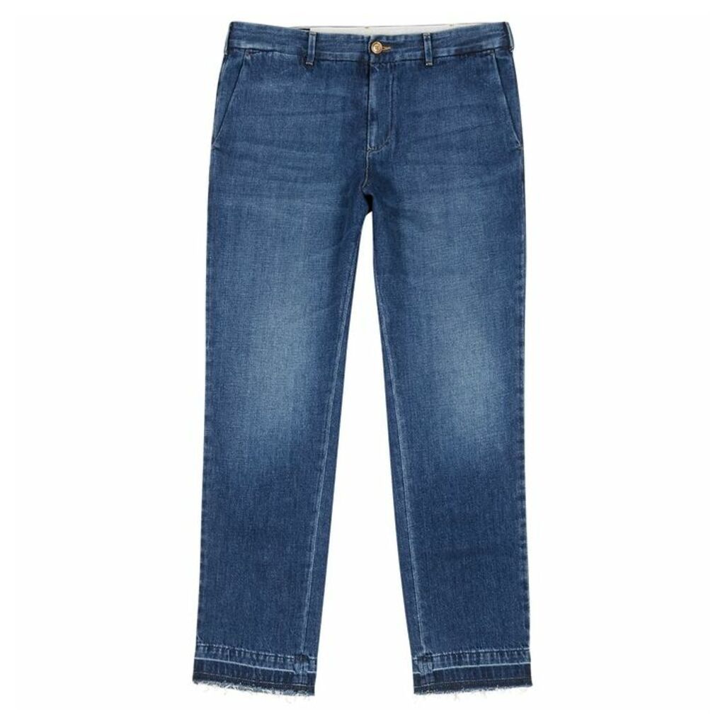 Gucci Blue Slim-leg Denim Jeans