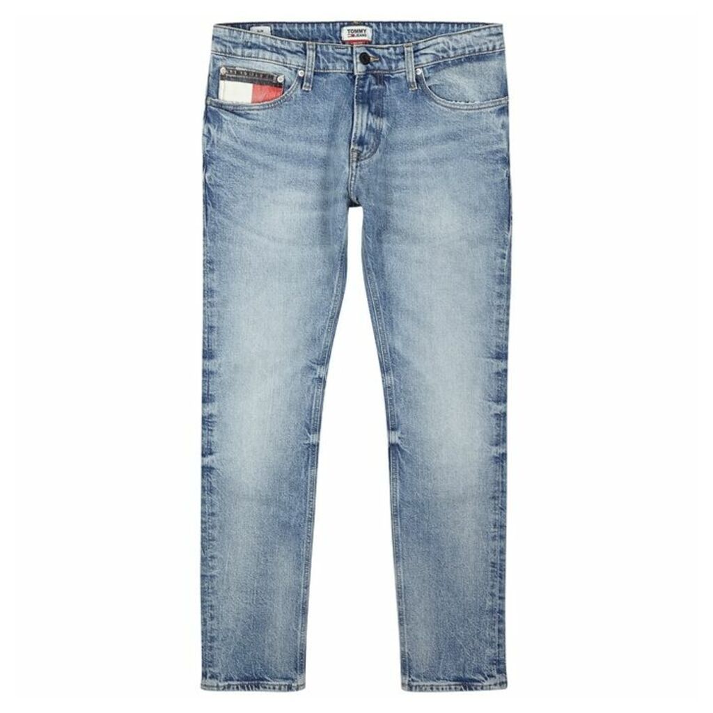Tommy Jeans Light Blue Slim-leg Jeans