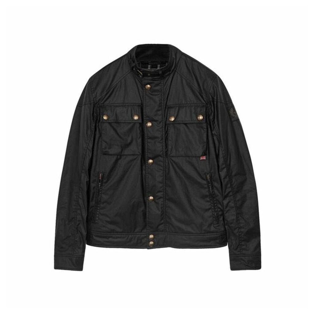 Belstaff Racemaster Black Coated Cotton Jacket