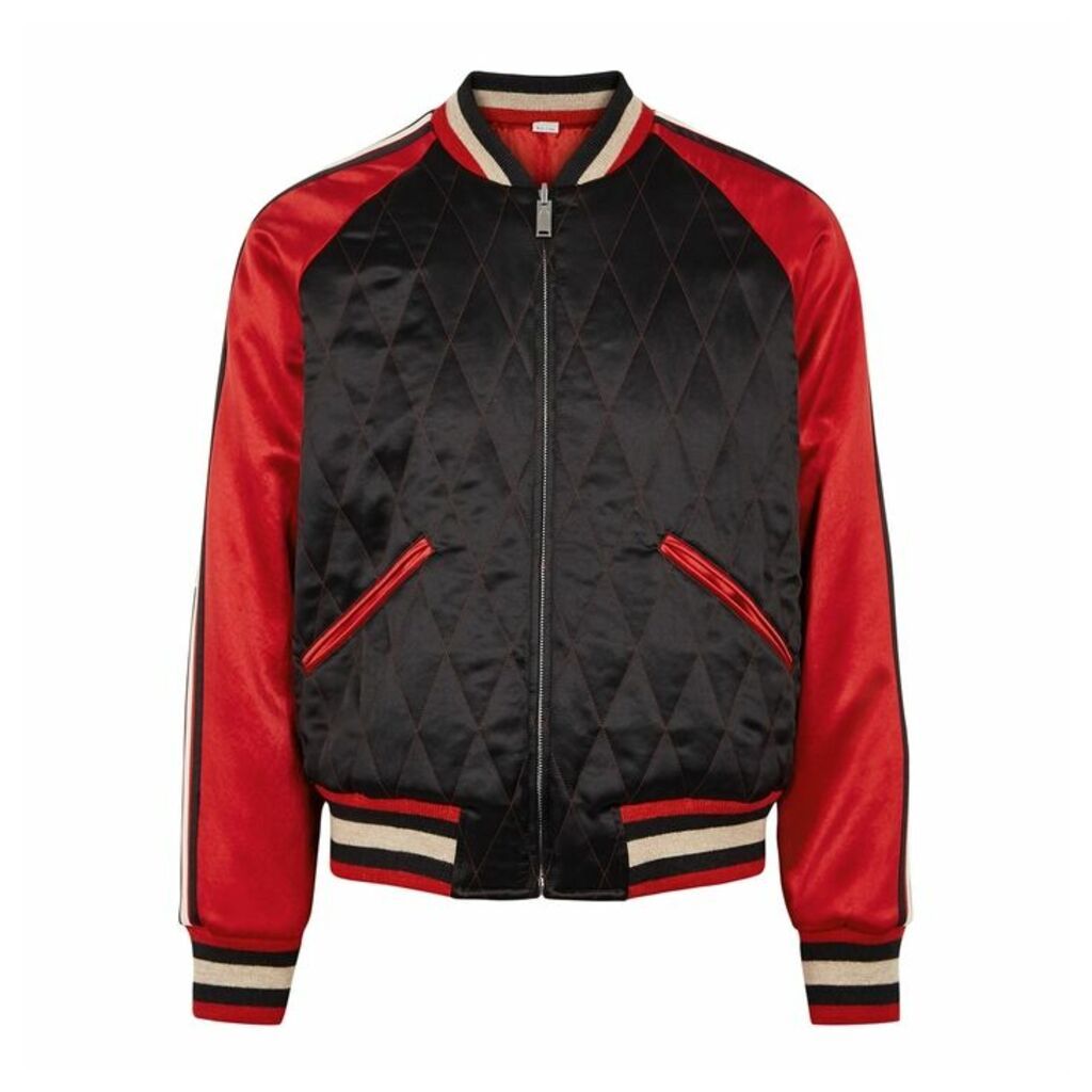 Gucci Reversible Satin Souvenir Jacket