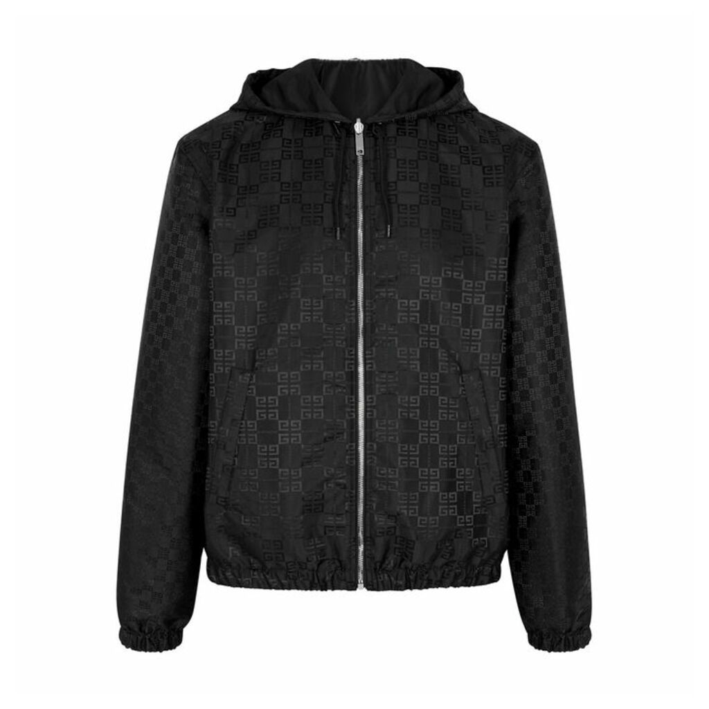 Givenchy Black Logo Reversible Shell Jacket