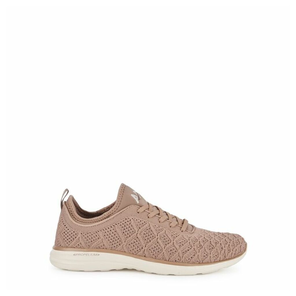 Athletic Propulsion Labs Techloom Phantom Taupe Knitted Sneakers