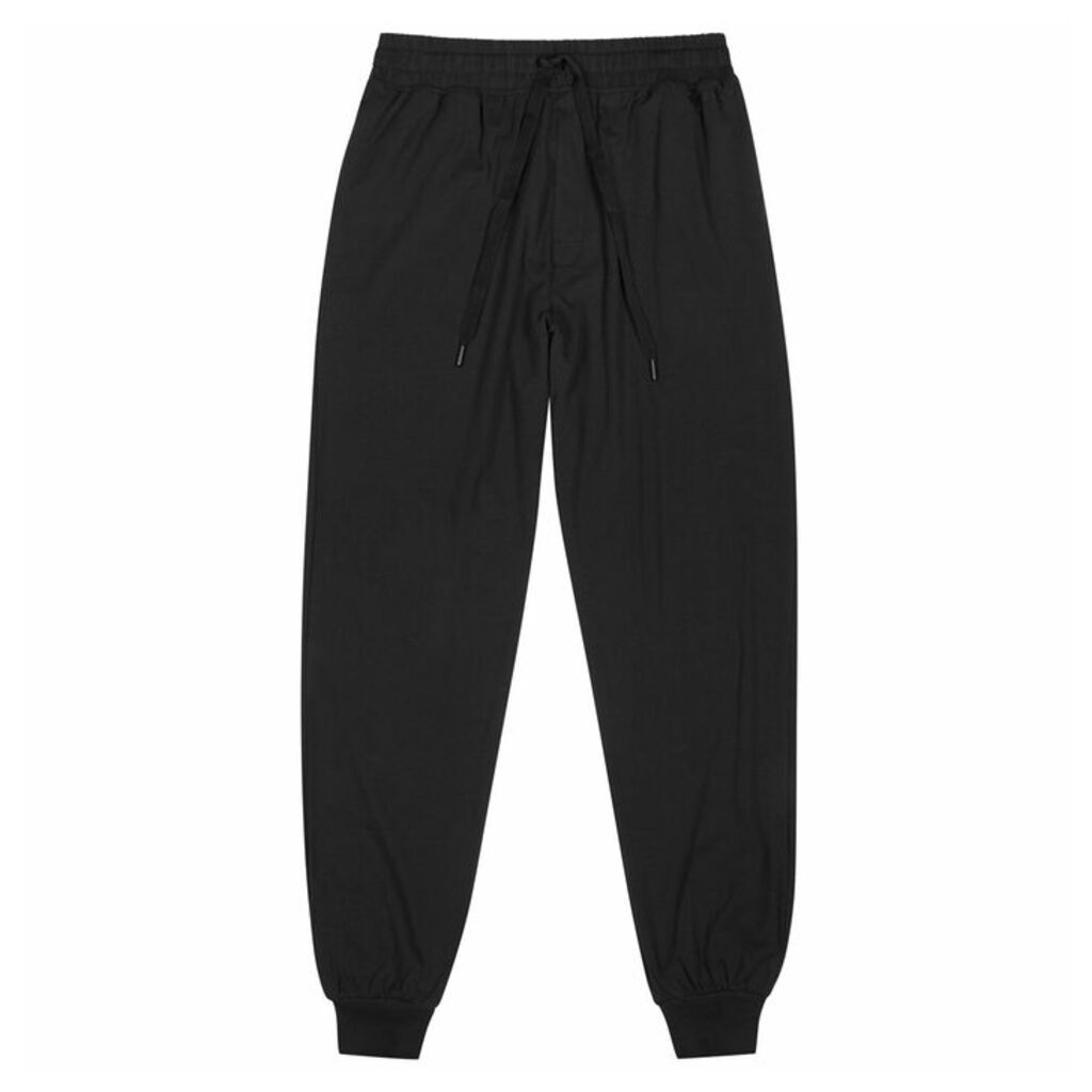Calvin Klein Black Cotton-blend Sweatpants