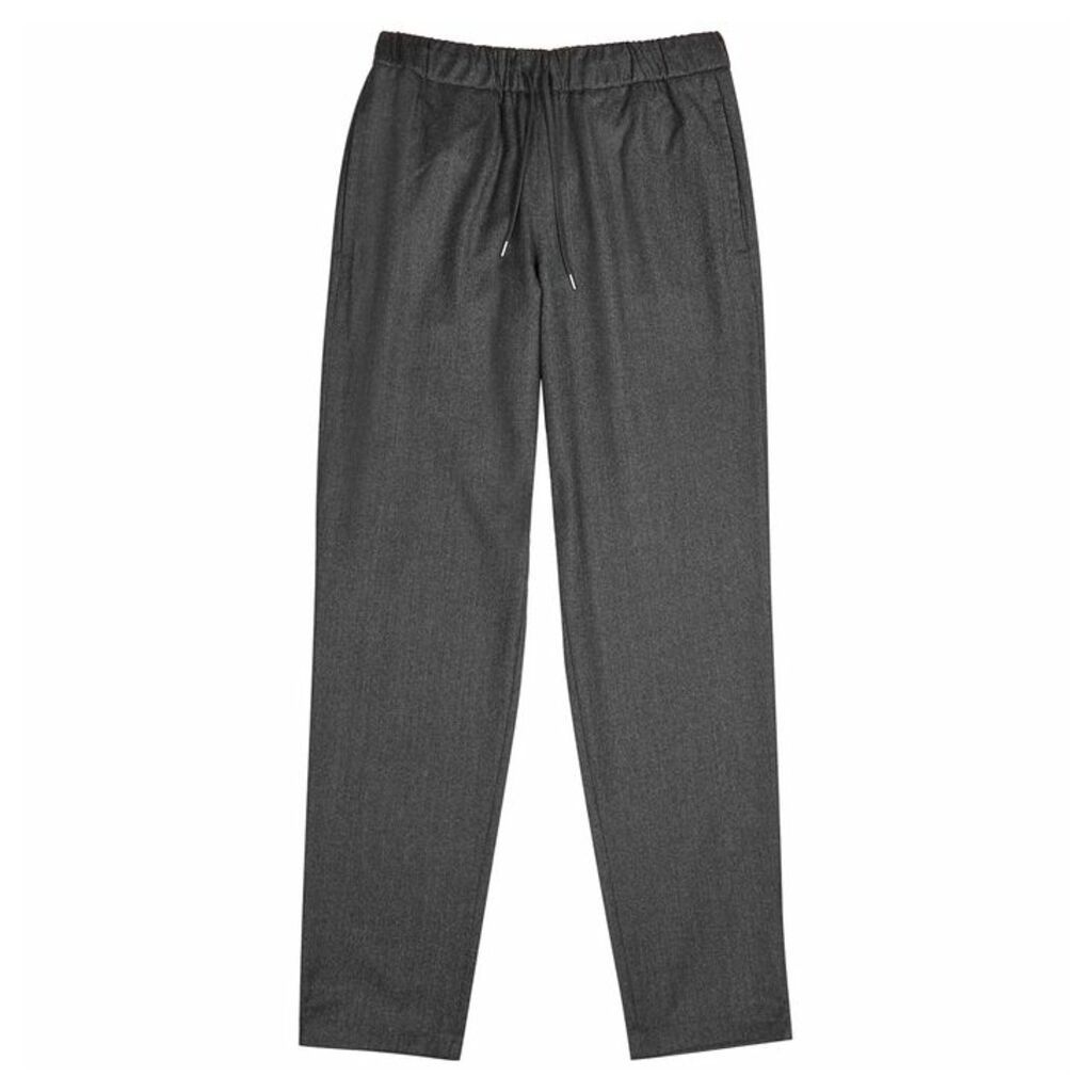 A.P.C. Grey Wool Flannel Trousers