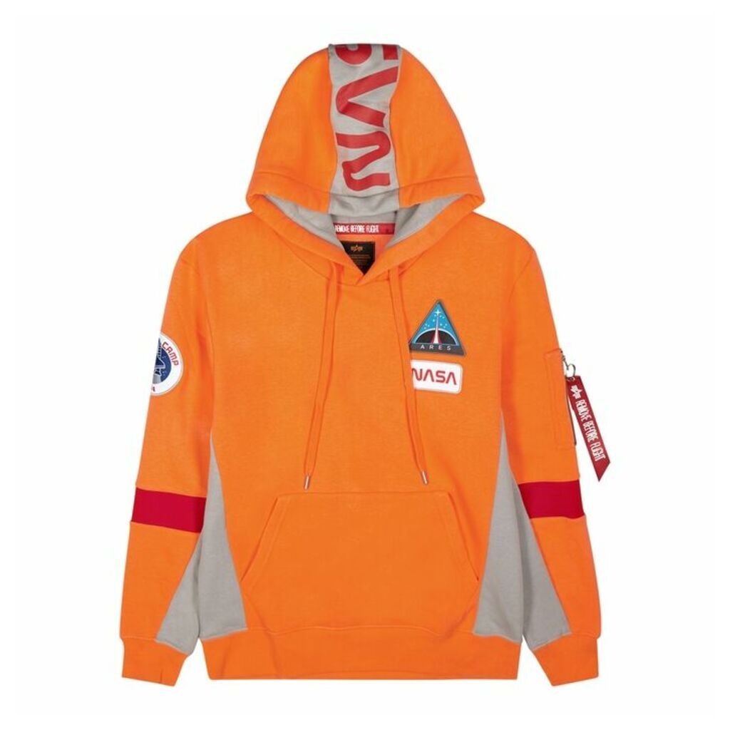 Alpha Industries Space Camp Orange Jersey Sweatshirt