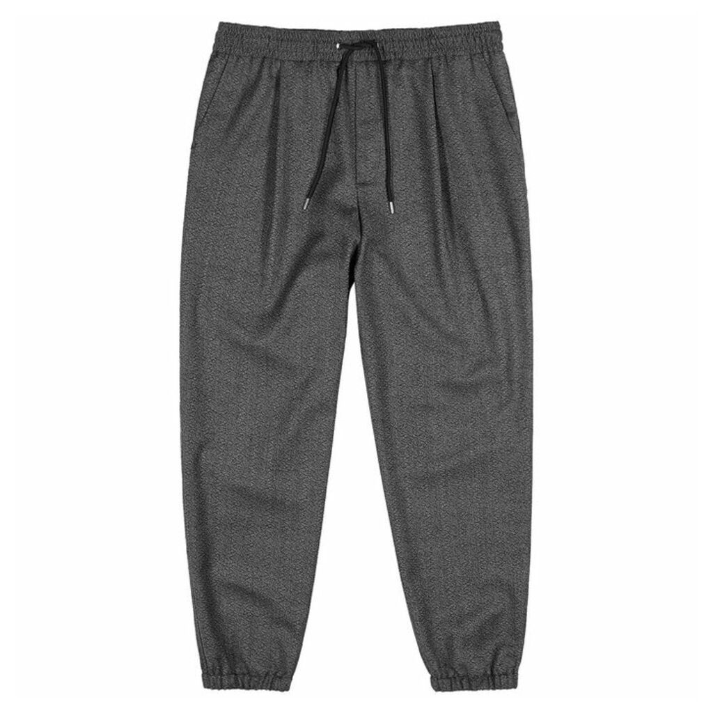 McQ Alexander McQueen Grey Stretch-wool Sweatpants