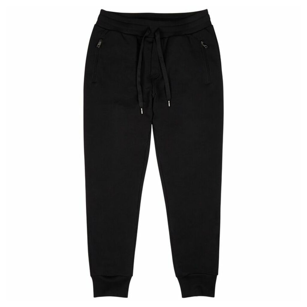 Dolce & Gabbana Black Cotton-jersey Sweatpants