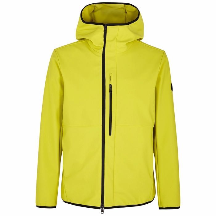 Darc Lime Hooded Shell Jacket