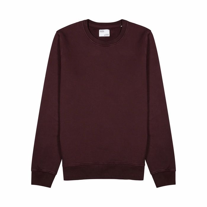 Burgundy Cotton Sweatshirt