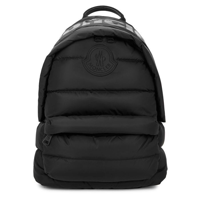 Legere Black Quilted Shell Backpack
