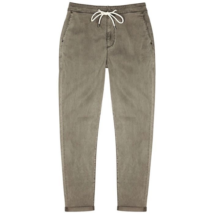 Fraser Grey Stretch-Lyocell Trousers
