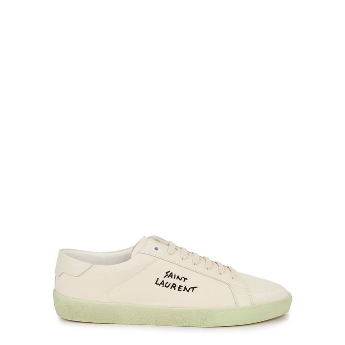 Court Off-white Canvas Sneakers