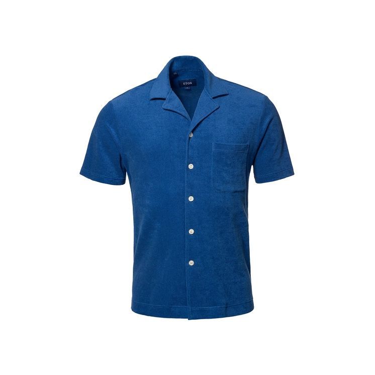 Blue Terry Resort Shirt