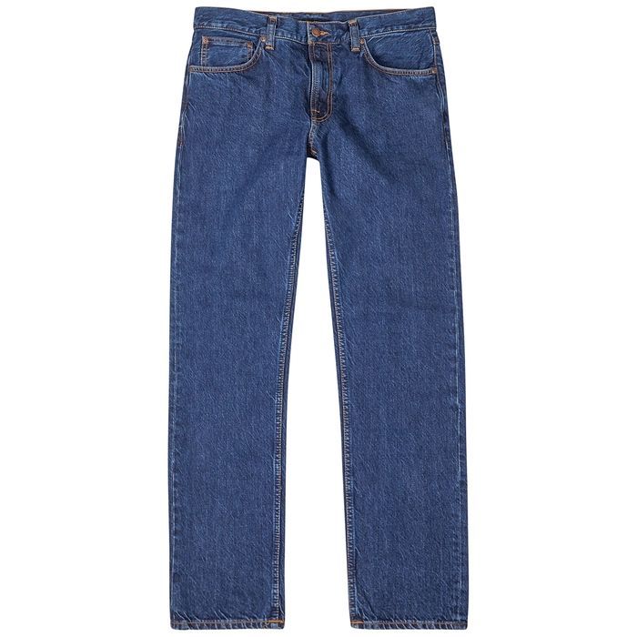 Gritty Jackson Blue Straight-leg Jeans