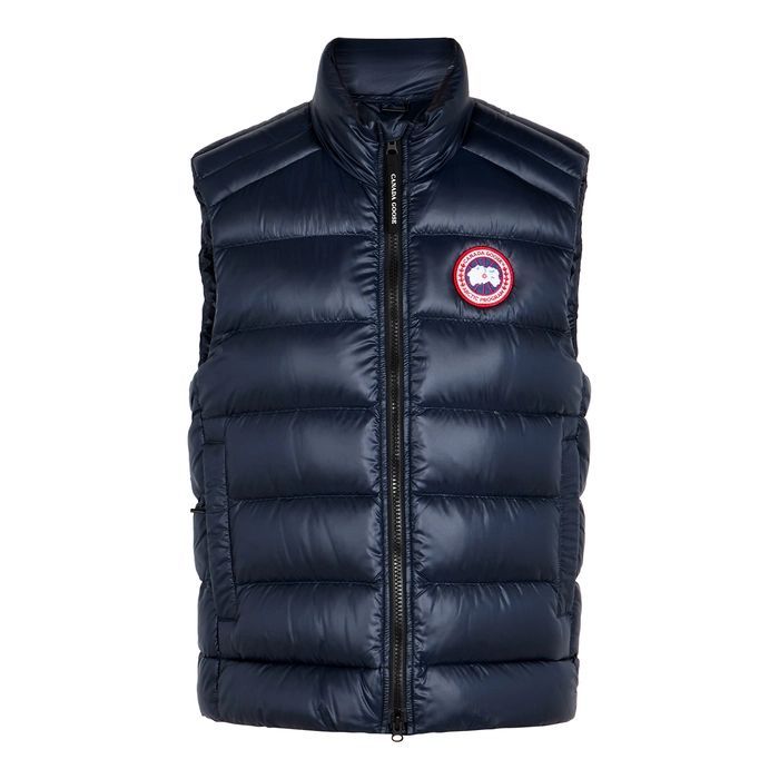 Crofton Navy Quilted Shell Gilet