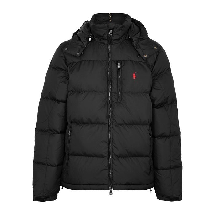 Black Quilted Shell Jacket