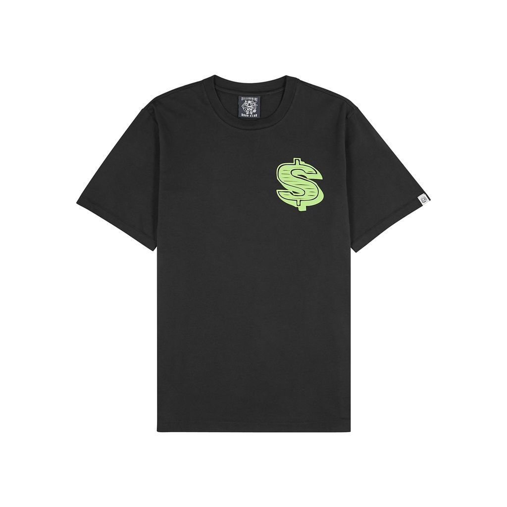 Dollar Logo Cotton T-shirt - Black - XL