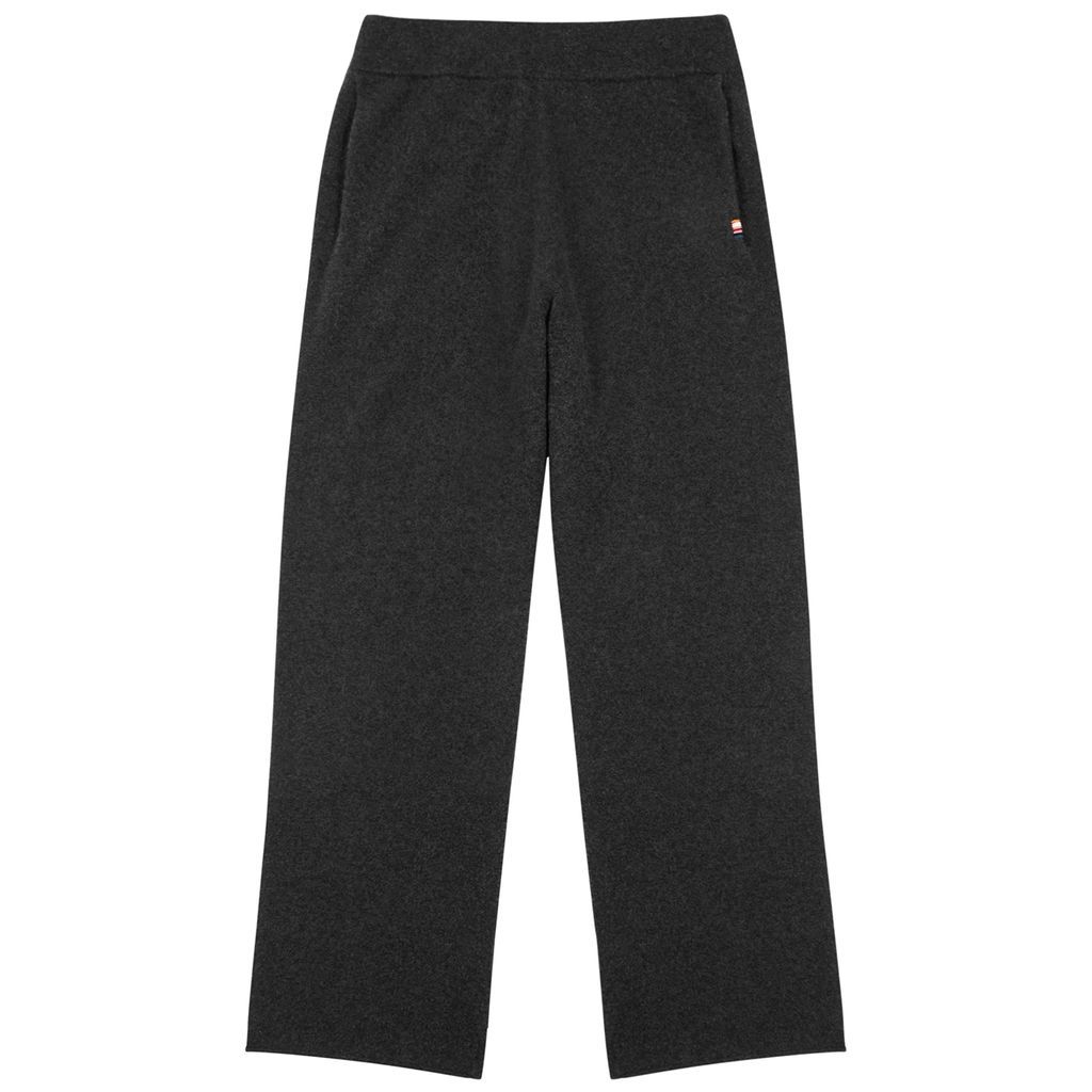 N°258 Zubon Light Cashmere-blend Sweatpants - Black - One Size